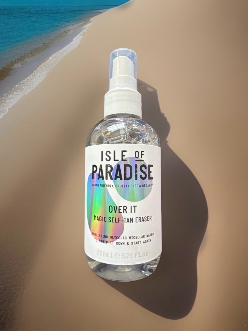 Isle of Paradise Over It Magic Self Tan Eraser Micellar Water, 6.76 Fl Oz